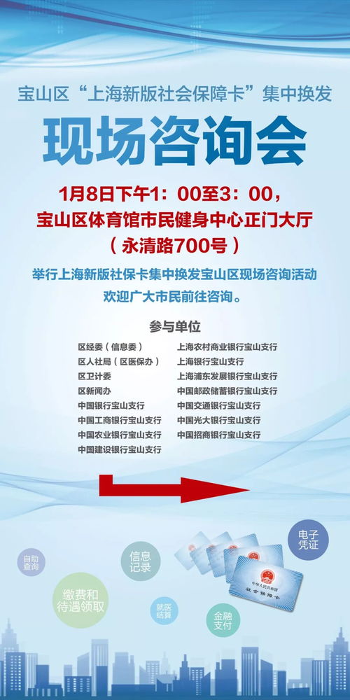 寶山區(qū) 上海新版社會(huì)保障卡 集中換發(fā)現(xiàn)場咨詢會(huì)